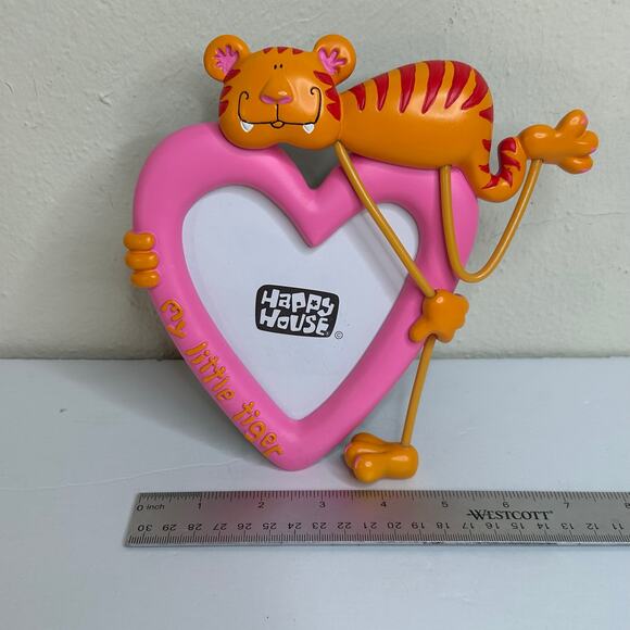Vintage 2001 Happy House Character Collectibles My Little Tiger Picture Frame - Picture 8 of 8